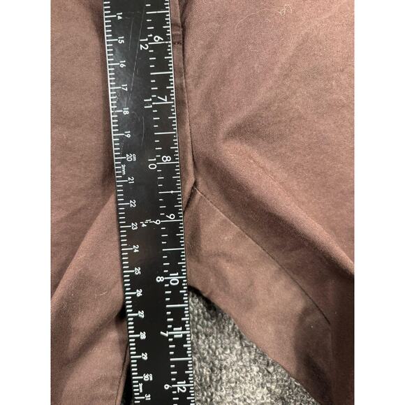 MICHAEL Michael Kors Pants Womens 6 Brown Gramercy Fit Stretch Straight Leg - Picture 8 of 9